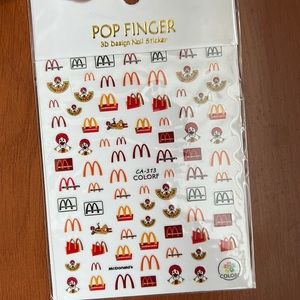 McDonald nail stickers